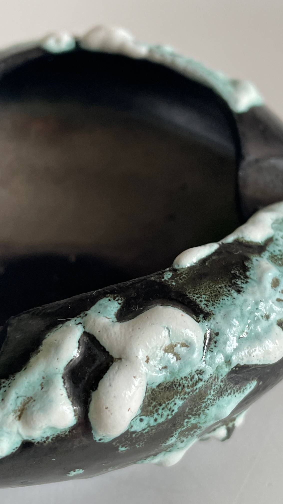 Cyclops Ceramic Ashtray Annecy France Vintage