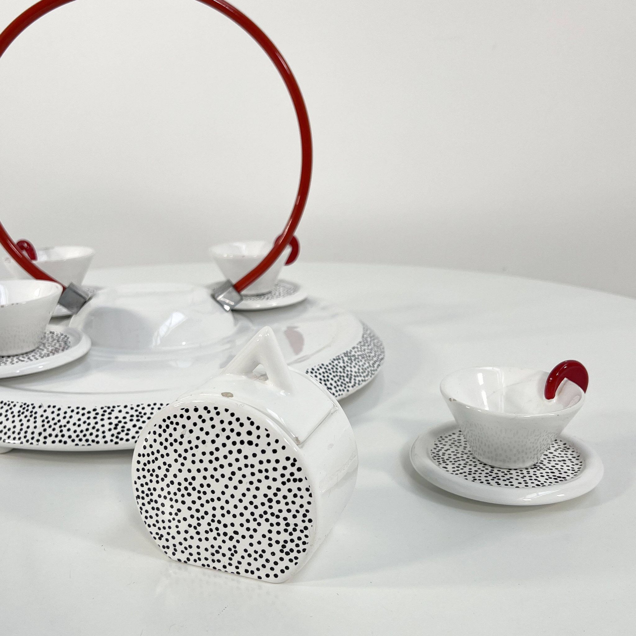Ceramic service by L. Saccardo & M. Materassi for Mas Italy, 1980