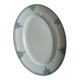 Oval plate in ironstone
