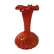 Twisted glass vase