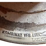 glass table lamp by Kombinat veb leuchtenbau - 1960s