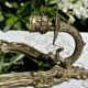 Magnificent Vintage Brass Mirror Candlestick - Baroque - Home Decor
