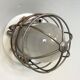 Industrial explosion proof lamp with aluminium shade from polam, 1970s