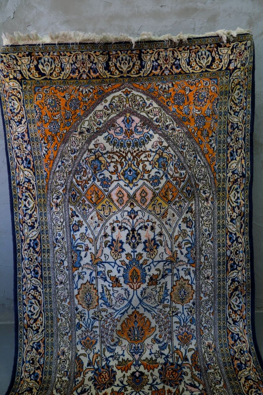 Hand-Woven Middle Persian Rug, 1960