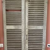 Pair of antique shutters