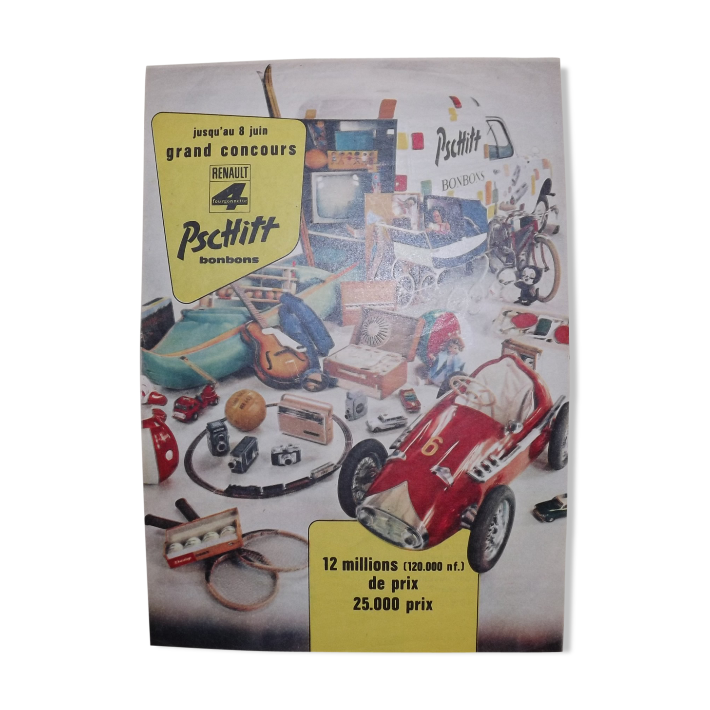 Affiche pub pschitt 1964