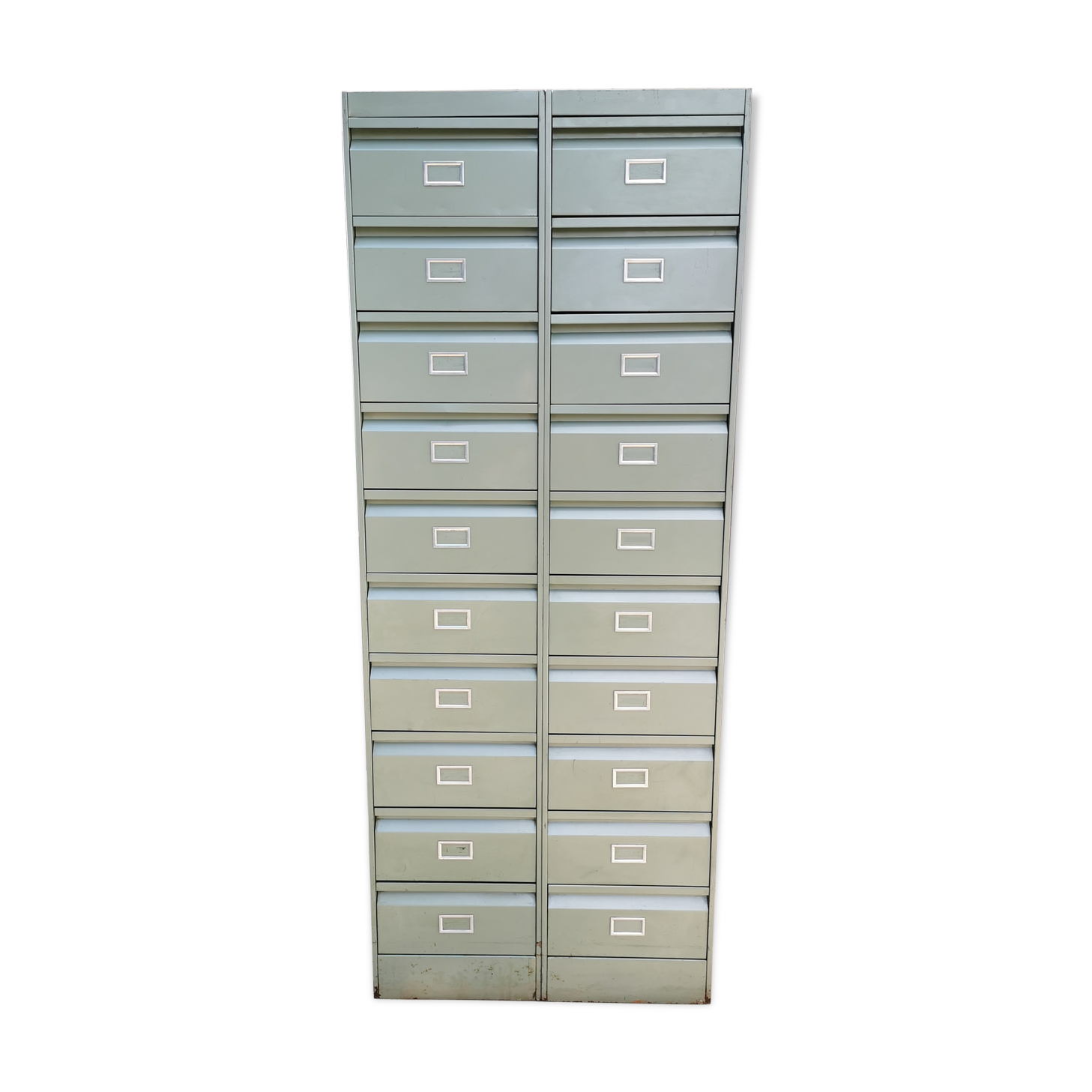 Metal flap cabinet