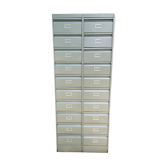 Armoire métallique à clapet