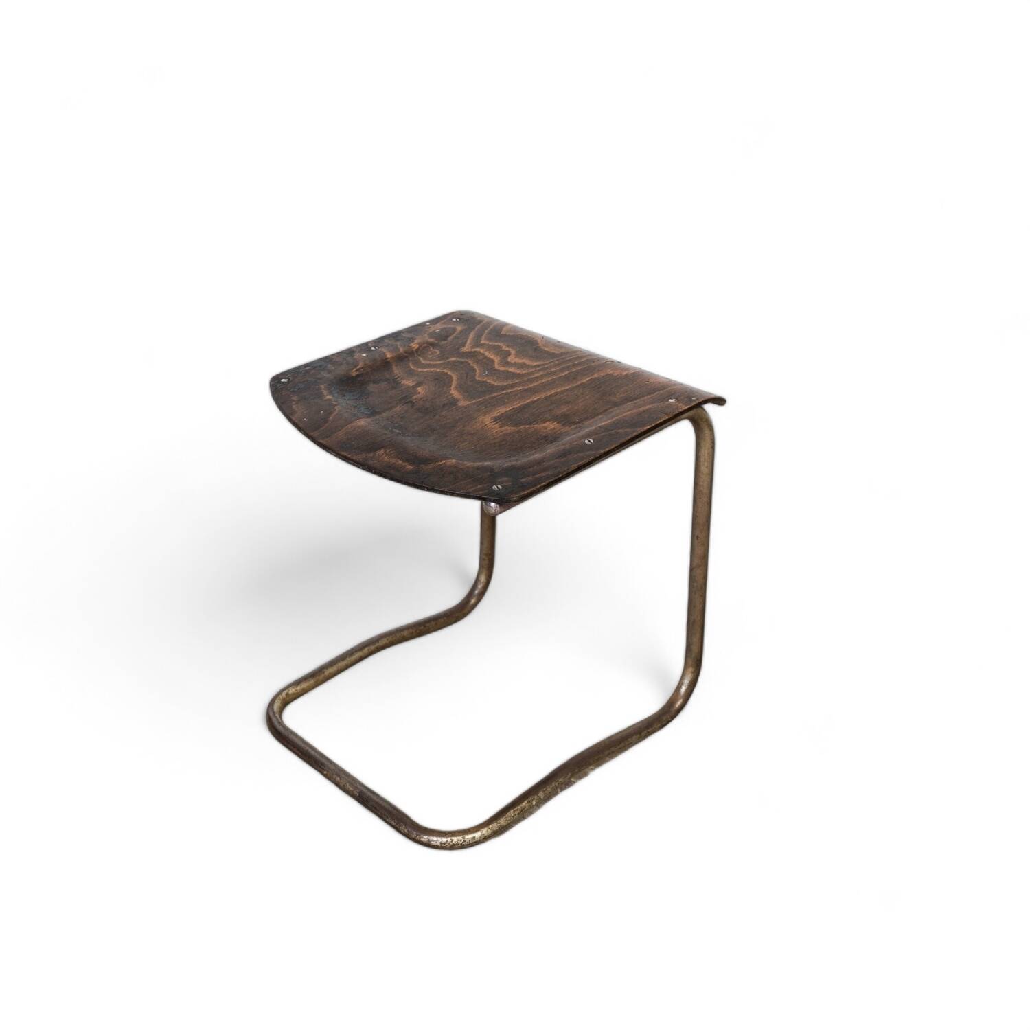 Early cantilever tubular steel stool by Mart Stam, 1930s