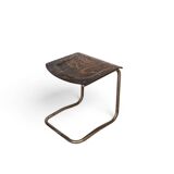 Early cantilever tubular steel stool by Mart Stam, 1930s