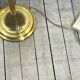 Halogen Floor Lamp GAULT Golden Brass Vintage 80s