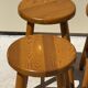 Vintage four-legged pine stool