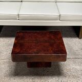 Lacquered Parchment Coffee or Side Table in the Style of Aldo Tura, Italy 1970's