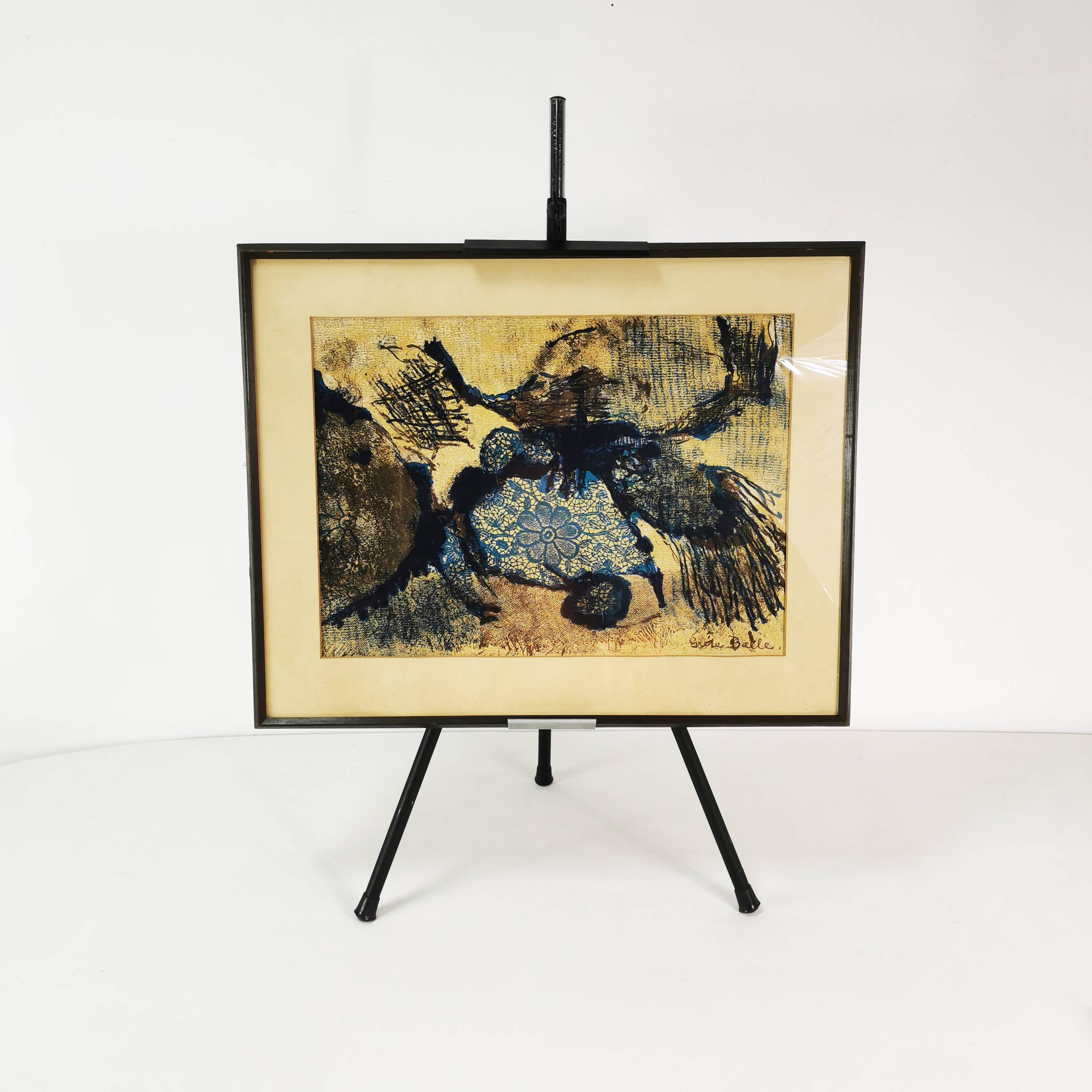 Grete Ball Litografia "Kompozycja" Dania 1972 rok