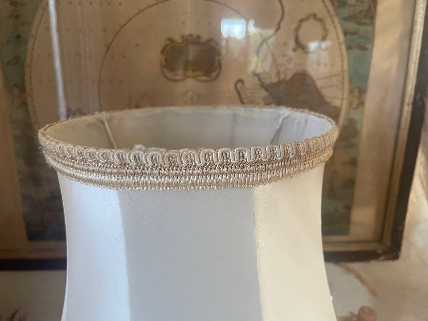 Vintage fringe lampshade