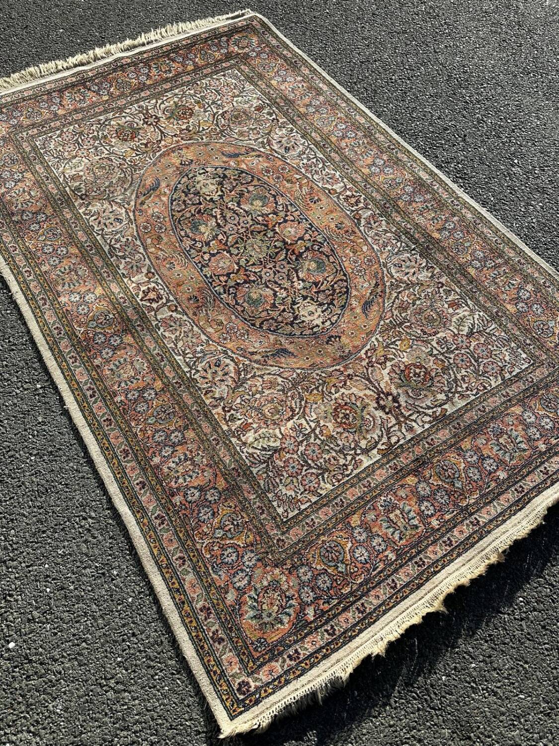 Persian silk rug
