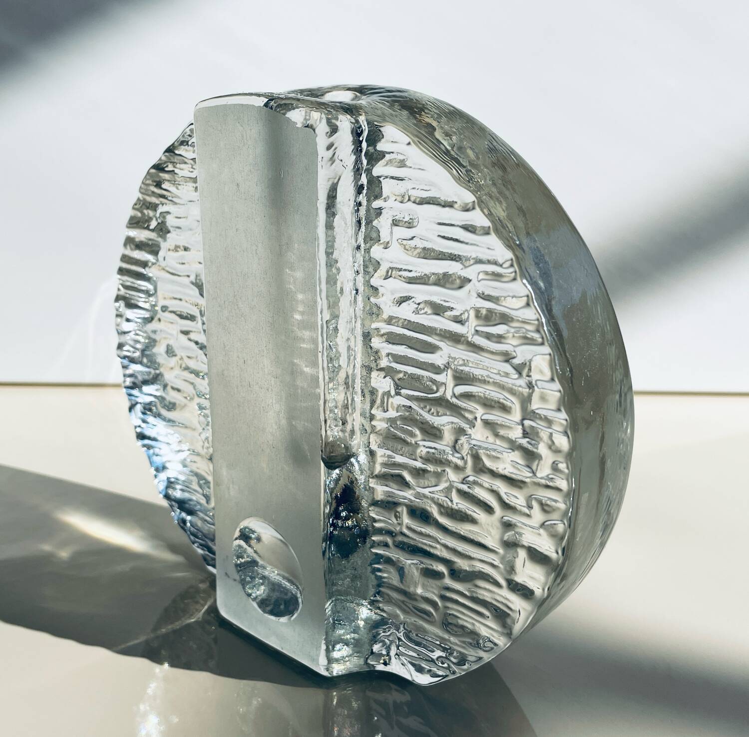 Moulded glass soliflore, 1960-70 - Germany - Space Age
