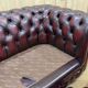 Pair of 2-seater leather Chesterfield sofas from the 1990s by Thomas LLOYD