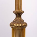 Hollywood Regency Gilded Brass Table lamp 1970s France