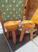 Lot 2 tabourets bois arts and crafts