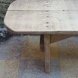 Raw light wood bench