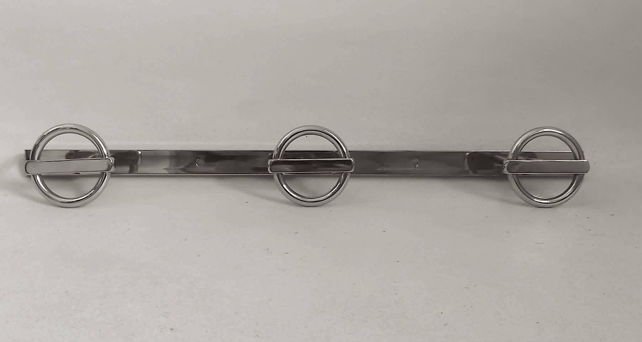Triple patères  Art Déco de Jean Royère Largeur 45 cm