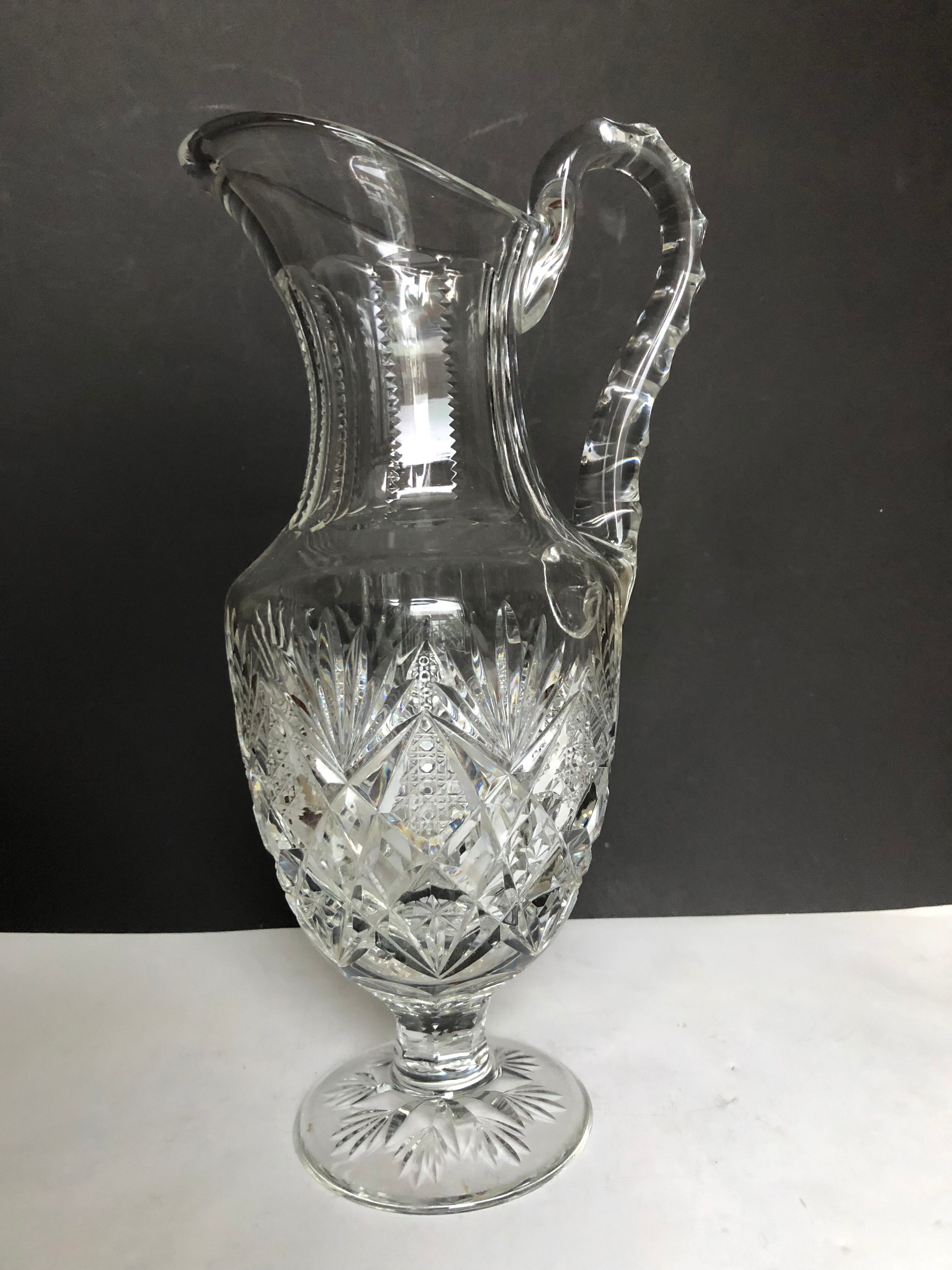 St. Louis crystal pitcher