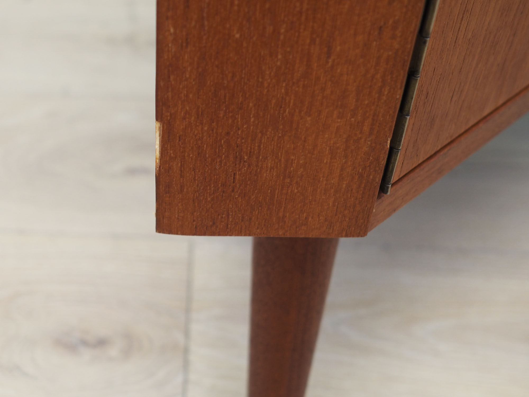 Teak corner buffet, Danish design, 1970s, made in Denmark