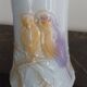Vase en faïence émaillée décor "oiseaux", Manufacture de Salins-les-Bains