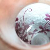 François Théodore Legras ovoid vase with floral decoration, Rubis Art Nouveau series.