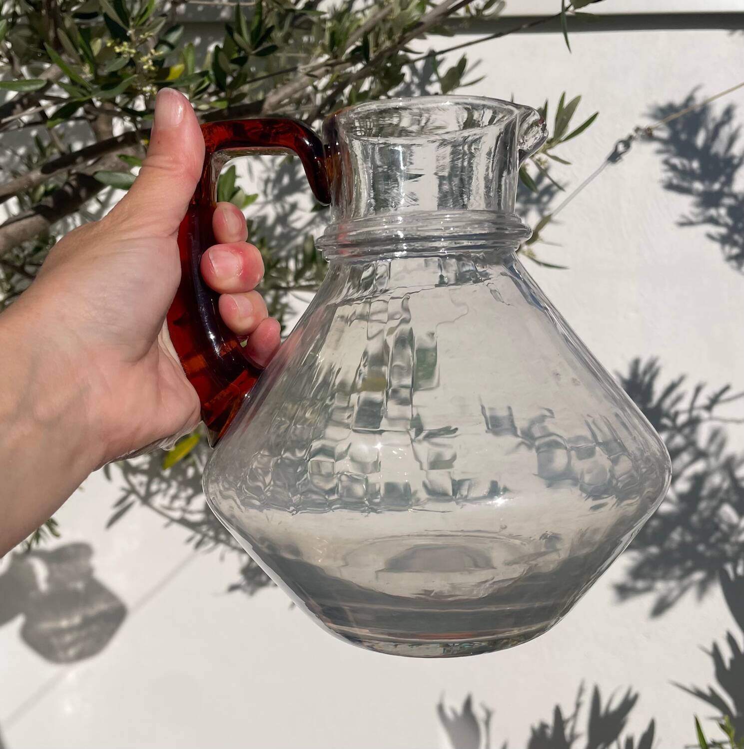 Carafe en verre 1970’s