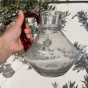 1970s glass carafe