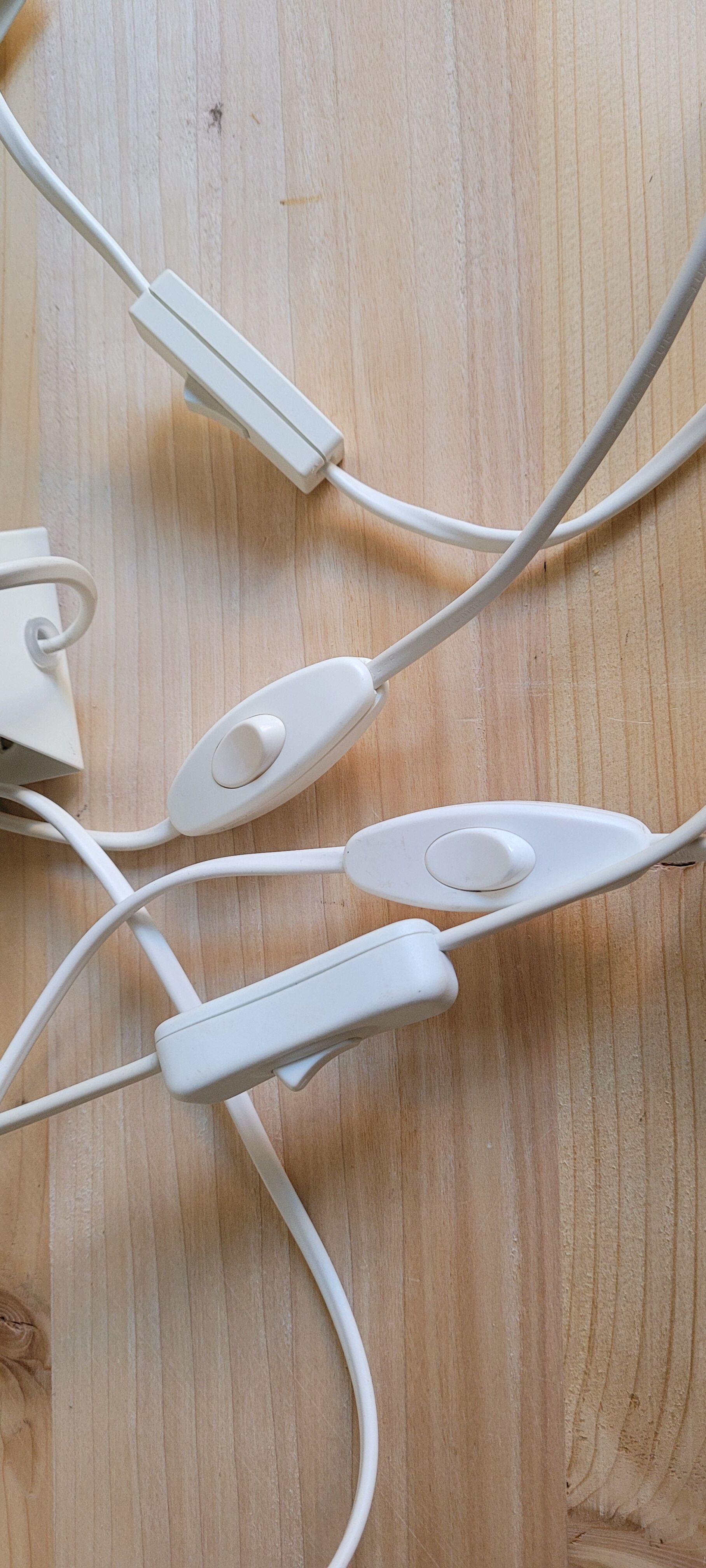 Set of 4 swivel roller wall lights Ikea