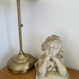Bust of a little girl signed Gustave Van Vaerenbergh