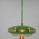 Space age metal pendant by ludib bratislava, czechoslovakia, 1960s