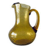 Bubble glass pitcher