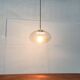 Luminaires en forme d'OVNI en verre de style Space Age allemand du milieu du siècle, lot de 3