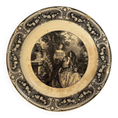 Plat vintage Sarreguemines