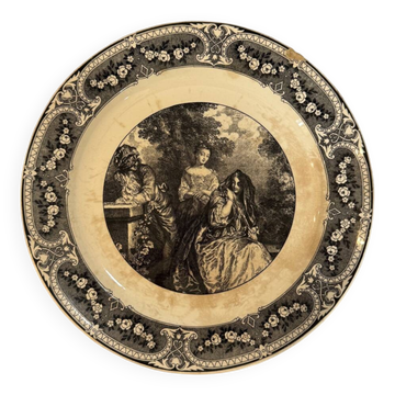 Vintage Sarreguemines plate