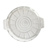 Duralex-style glass pizza round dish