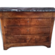 Convenient Louis Philippe plateau with marble