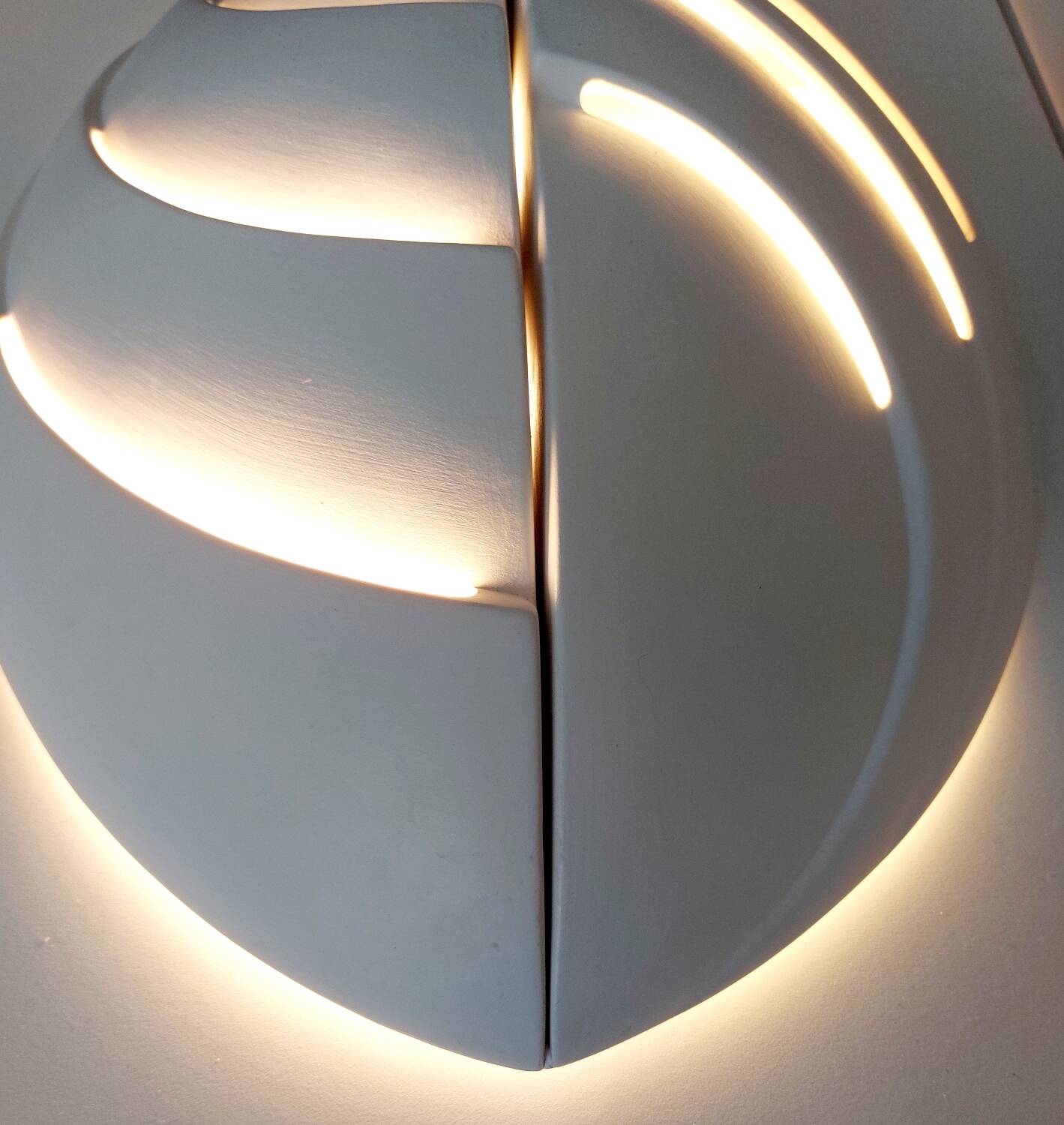 Large designer wall light