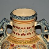 Pair of vases signed Henriot Quimper