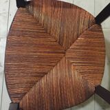 Chair mulched black lacquered cherry (brown mulch)