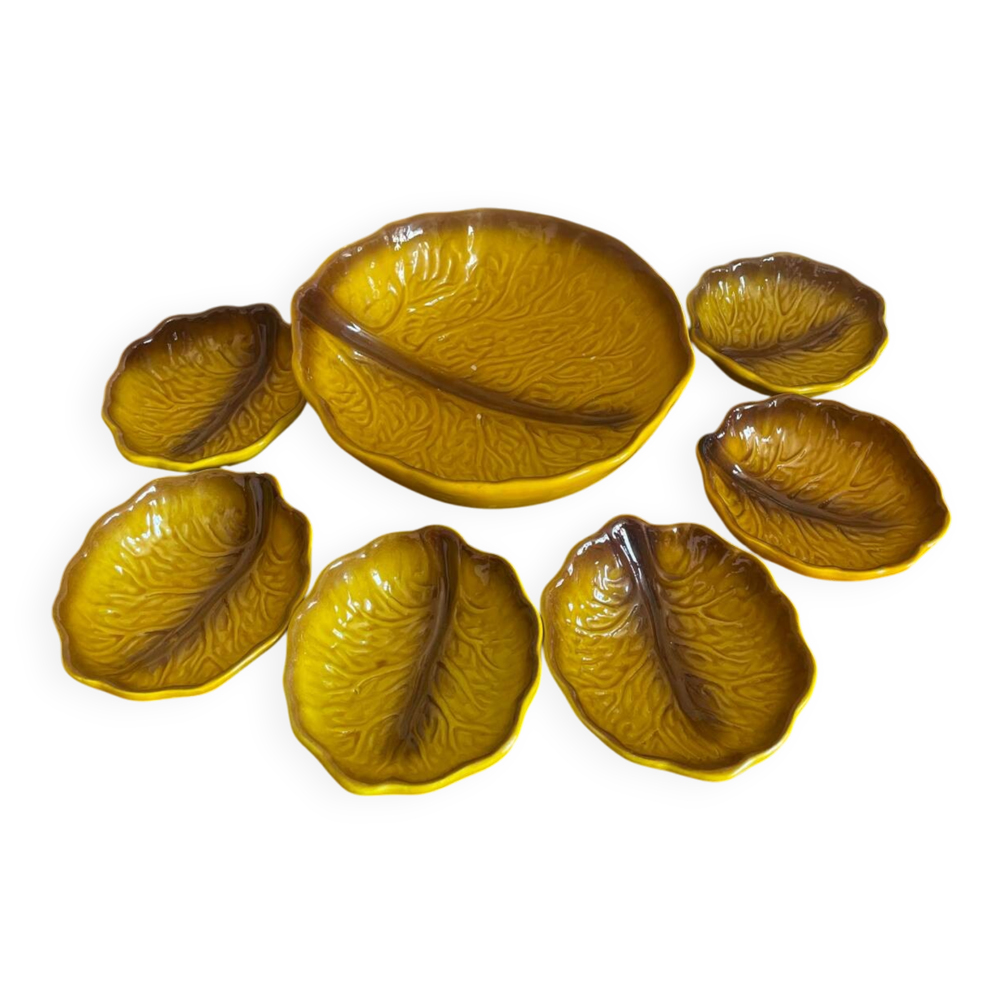 Cabbage salad bowl and bowls