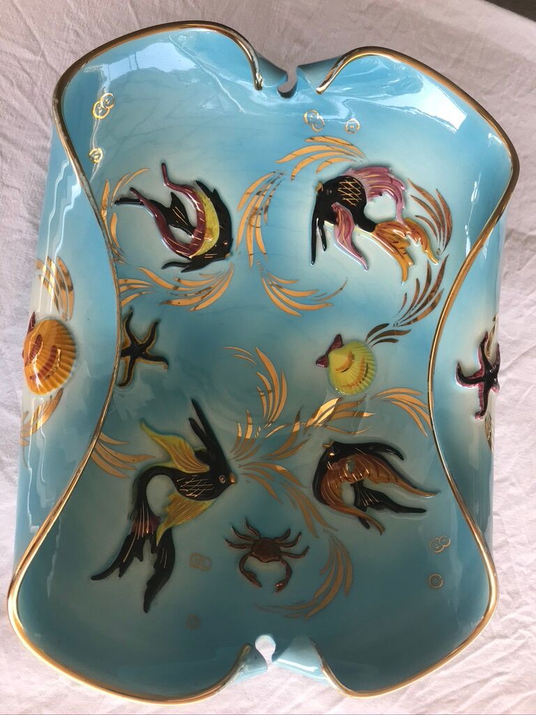 Empty cut ceramic pocket Monaco Cerazur 1950/60