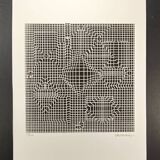 1970s Victor Vasarely Limited numbered Edition Lithograph.