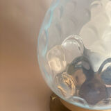 Opalescent globe table lamp