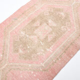 3x13 Distressed Turkish Runner Rug 405x90Cm