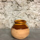 Vase boule terre cuite émaillée